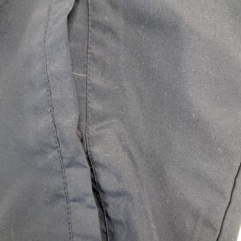 Vtg Charles River Apparel USTA Full Zip Jacket Navy Blue Pockets Rip Cord - Picture 11 of 11